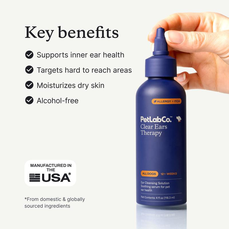 Clear Ears Therapy – Dog Ear Cleaner & Ear Wash