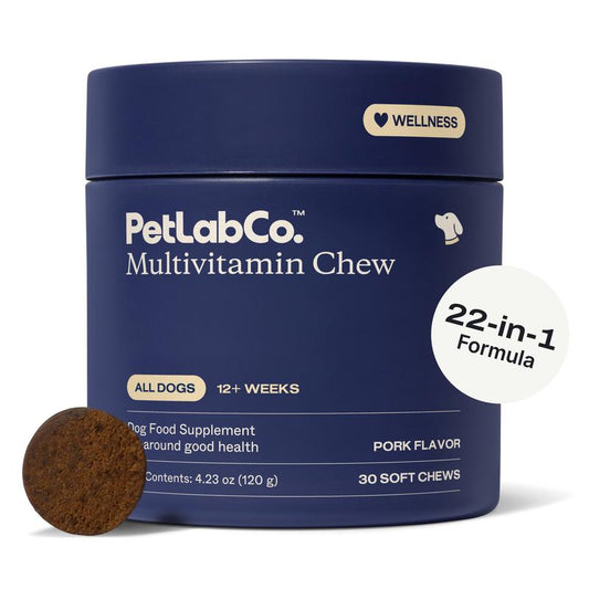 Dog Multivitamin – Daily Multivitamin for Dogs with 22 Vitamins and Minerals, Designed to Support Overall Health and Vitality