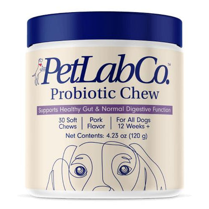 Probiotics for Dogs Soft Chews for Seasonal Allergies, Gut, and Digestive Health. Vet-Reviewed, Premium-Quality Ingredients - Supplements
