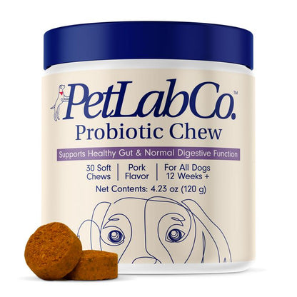 Probiotics for Dogs Soft Chews for Seasonal Allergies, Gut, and Digestive Health. Vet-Reviewed, Premium-Quality Ingredients - Supplements