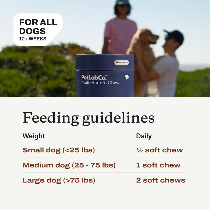 Dog Multivitamin – Daily Multivitamin for Dogs with 22 Vitamins and Minerals, Designed to Support Overall Health and Vitality